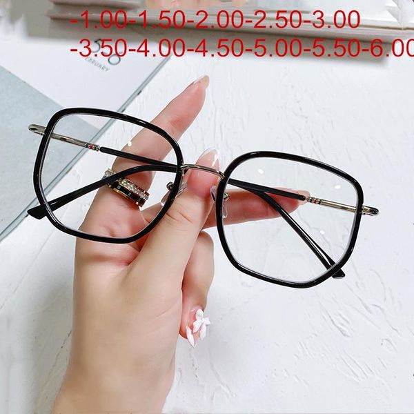 

sunglasses 2021 anti-blue light eyeglasses women finished myopia glasses men nearsighted glasses-1.0-1.50-2.00-2.50-3.00-3.50-4.00, White;black