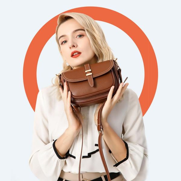 

evening bags luxury genuine leather messenger summer designer fashion cowhide one shoulder 2021casual wild lady crossbody