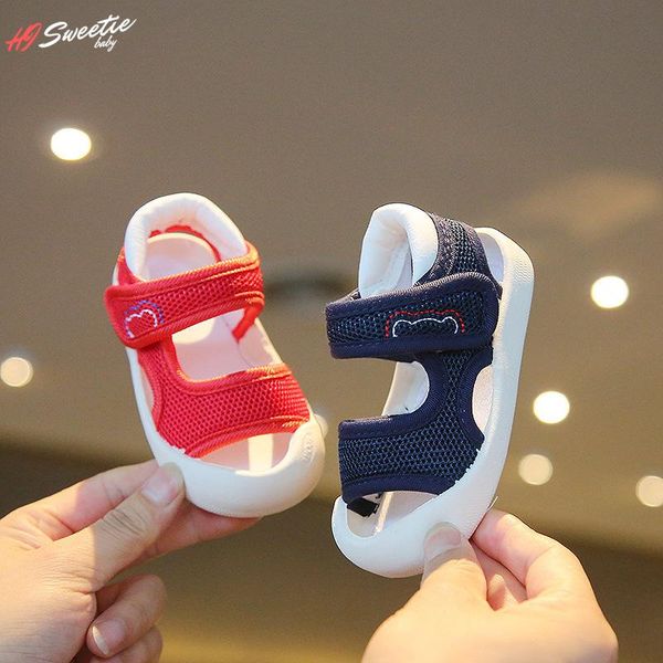 

sandals 2021 children's girls children indoor boys baby shoes kids, Black;red