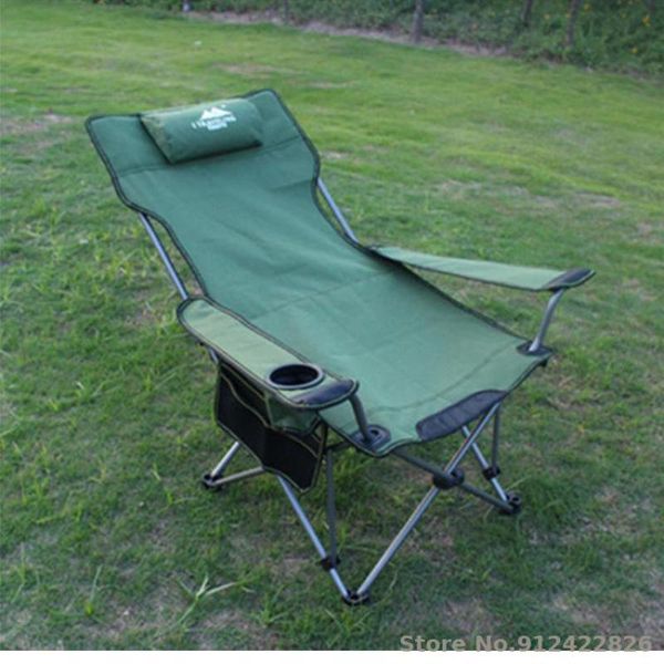 

camp furniture outdoor folding chair fishing stool balcony portable beach lunch break bed sitting and lying ultra light leisure l