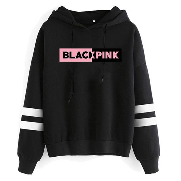 

women's hoodies & sweatshirts clothes women black pink fashion pullovers female aesthetic