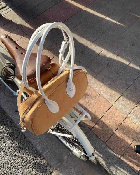 

vintage casual tote for women large capacity ladies underarm shoulder bags fashion design two-color stitching leather bag cross body