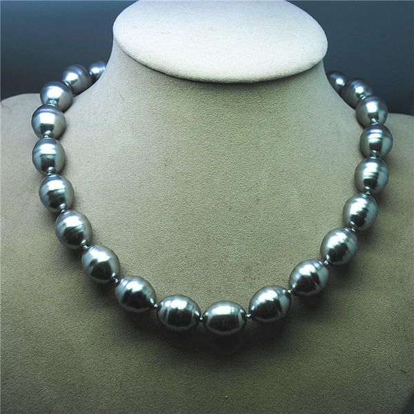 

chokers 1pcs women necklaces mother of pearl material shell strings 44cm length white color and grey for party wearring, Golden;silver