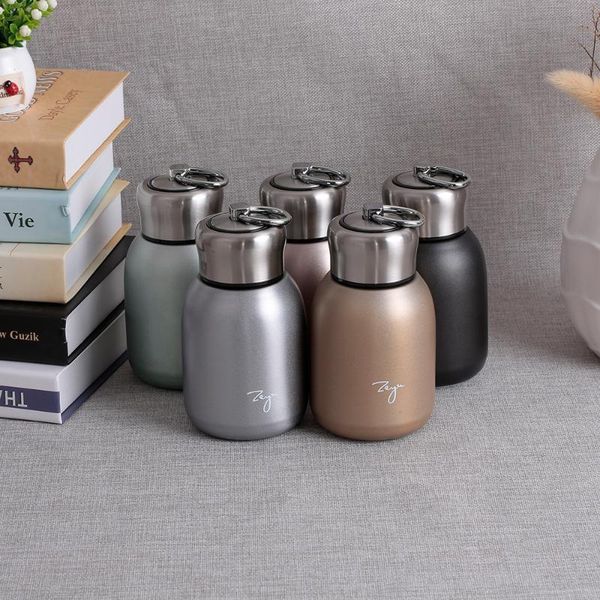 

water bottles portable bottle 300ml outdoor exercise bicycle camping sports drinking stainless steel vacuum