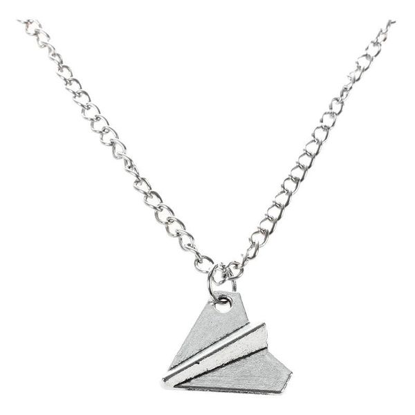 

dog collars & leashes fashion one direction paper airplane necklace (silver)