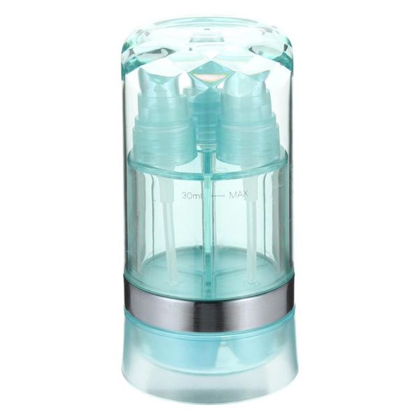 

storage bottles & jars 6-in-1 travel bottle dispenser empty reusable cosmetic toiletries container