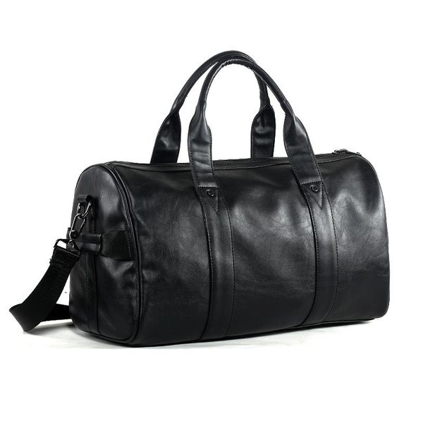 

duffel bags luxury casual leather travel men large capacity portable male shoulder bag men's handbags vintage outdoor duffle