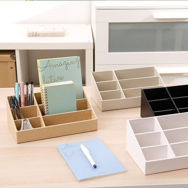 

dormitory living room study multifunctional desk storage box student stationery cosmetic boxes & bins