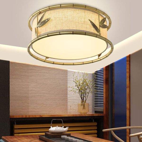 

ceiling lights chinese lamp home porch bedroom style retro fabric study dining room zen living lb030311