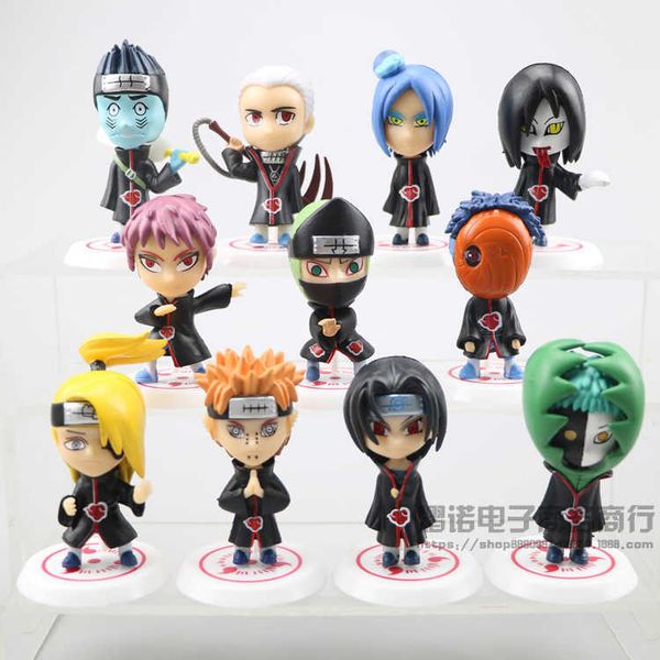 

11 naruto hand-made cake ornaments key chain car accessories animation doll