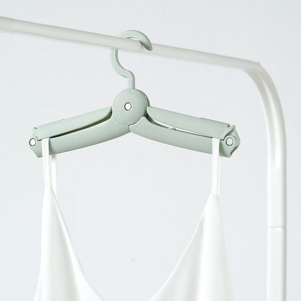 

hangers & racks 1pcs mini portable folding travel coat hangers,non-slip standard hangers,windproof clothes hangers,foldable drying rack