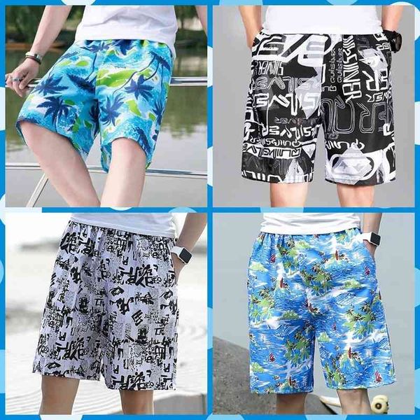 

2021 summer new thai beach pants men's changshu casual printing quick drying