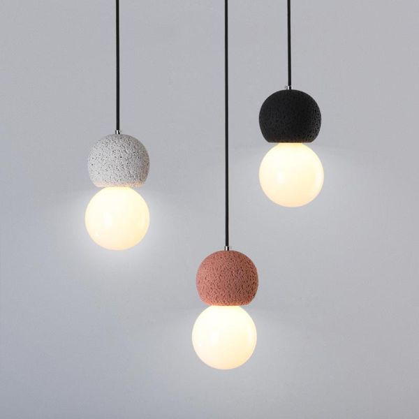 

nordic lampara colgante chandelier lighting light kitchen fixtures lumiere pendant lamp dining room bedroom hanging lamps