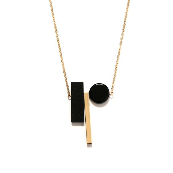 

pendant necklaces 2021 listing simple style lady necklace geometry combination long sweater chain, Silver