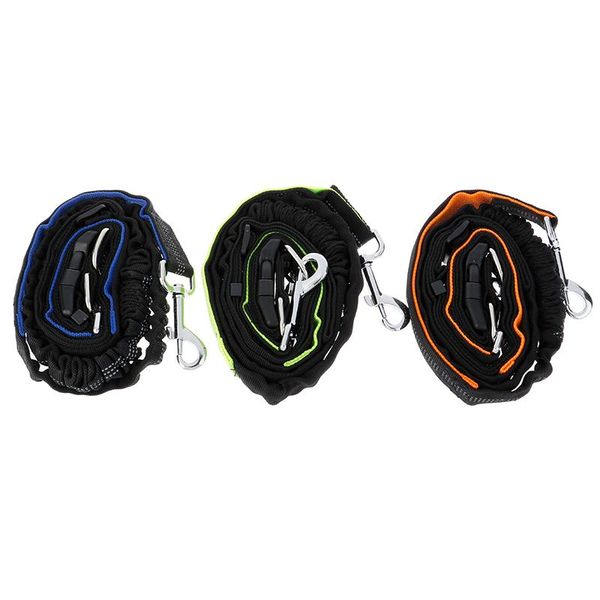 

pet dog elastic belt running leash set hands outdoor leashes collar pets accessories jogging lead adjustable waist rope collars &