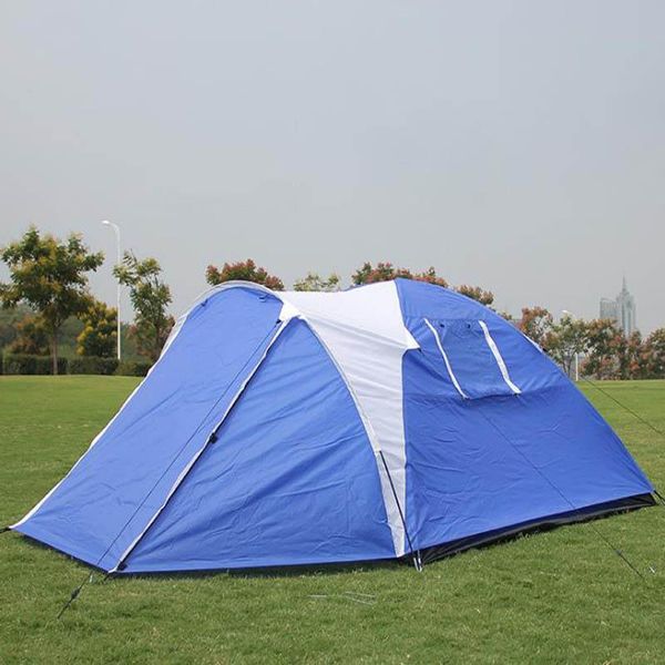 

tents and shelters outdoor camping, one room, hall, double tent, 3-4 people, large waterproof camping travel supplies barraca namiot