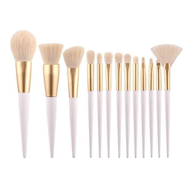 

makeup brushes zoreya 13pcs pink white pro set for face powder foundation blusher eyeshadow beauty make up brush tool maquillaje