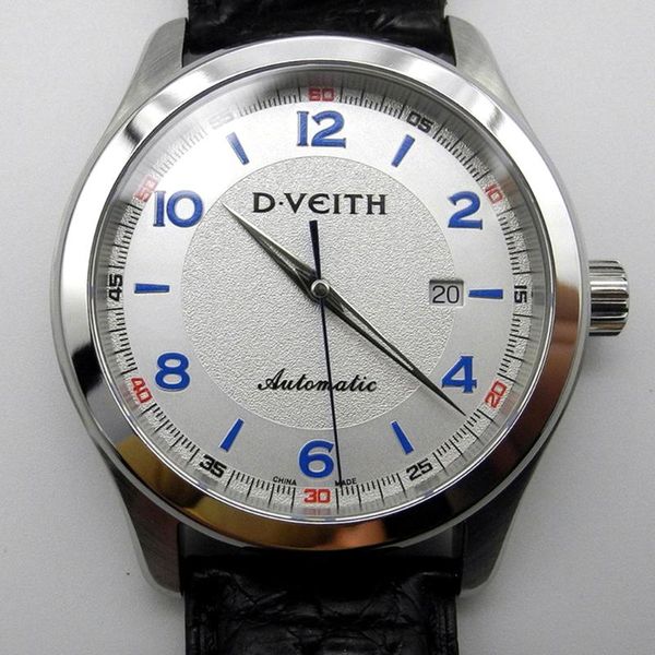 

wristwatches swiss eta 2824 watch men retro automatic mechanical wristwatch luxury sports 100m diver watches mens 42mm sapphire crystal 2021, Slivery;brown