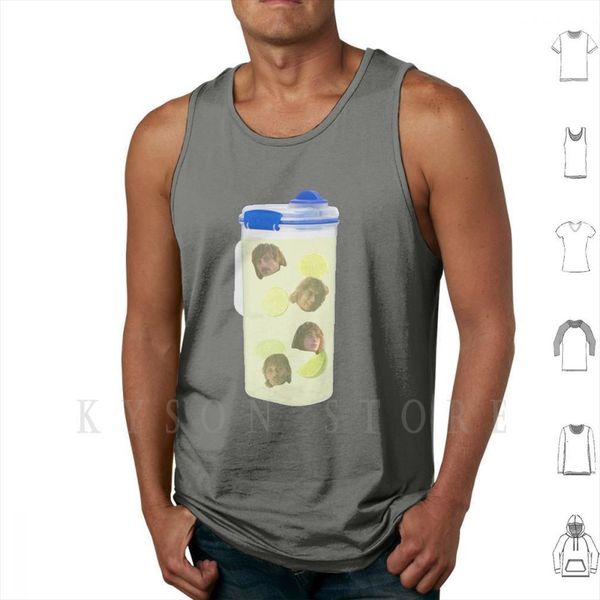 

lime cordiale tank vest 100% cotton band musicians music alternative rock jjj indie, White;black