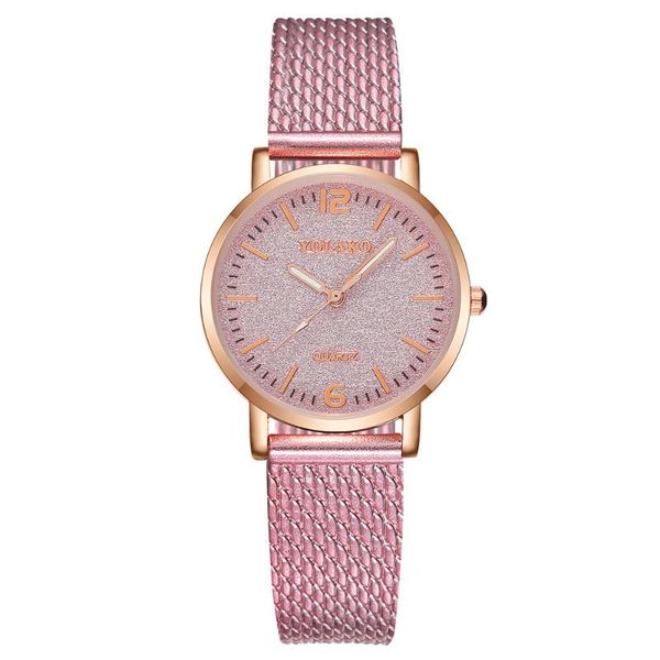 

wristwatches women starry sky watch luxury plastic leather quartz dress wrist relogio feminino, Slivery;brown