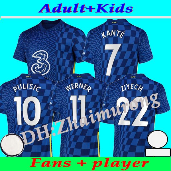 

cfc soccer jersey pulisic ziyech havertz kante werner chilwell mount jorginho 2021 2022 giroud football shirt 21 22 home away thrid fourth m, Black;yellow