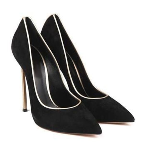 

sandals autumn small fresh pointed high-heeled shallow mouth stiletto women's fashion large size wedding shoes, Black