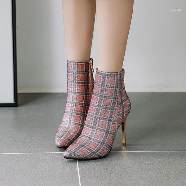 

boots oversized 10 11 12 women shoes ankle for ladies woman winter spell color stripe11, Black