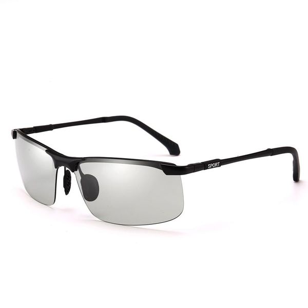 

sunglasses hilbalm pochromic polarized man driving male chameleon color change day driver night vision, White;black
