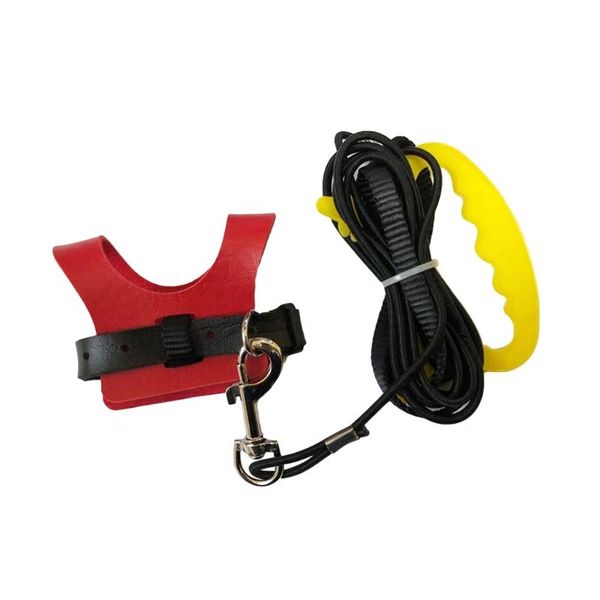 

other bird supplies black/ red /yellow outdoor training lead leash parrot adjustable harness 1pc for free