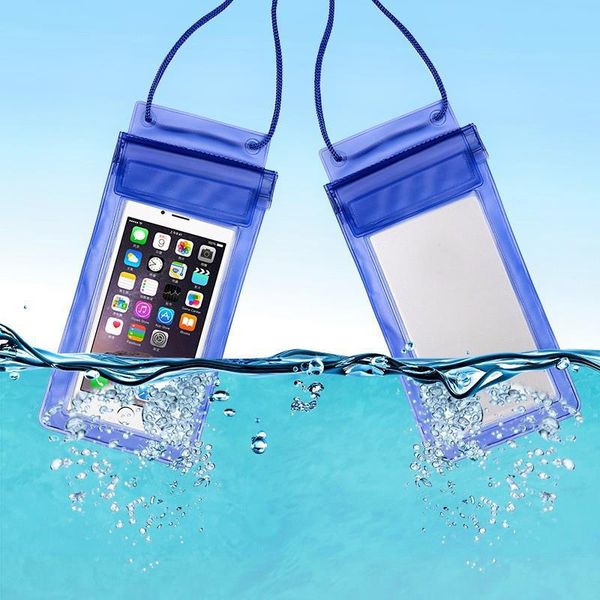 

pvc transparent universal waterproof mobile phone bags for phone cover pouch cases