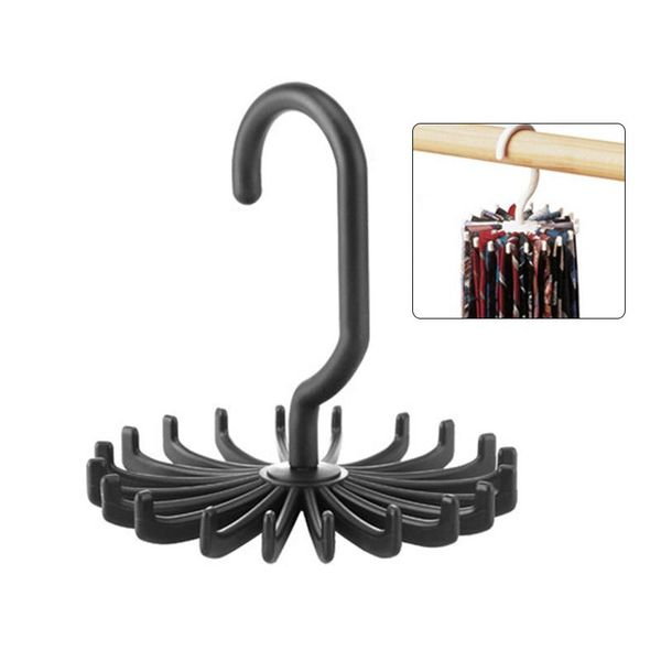 

hangers & racks rotating tie rack 20 hooks hanging holder adjustable neck ties organizer hanger for necktie belt silk scarf closet