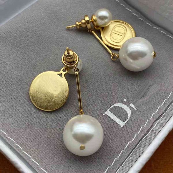 

85% off factory clearance new round pearl earrings fashion simple female14, Golden