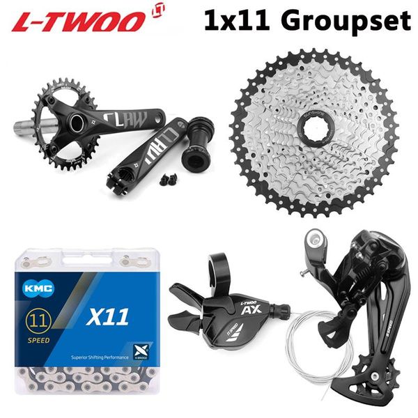 

bike derailleurs ltwoo 1Ã11 speed bicycle groupset mtb cassette shifter rear derailleur mountain 11s cassttes crankset kmc chain group set