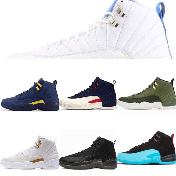 

12s winterized wntr gym red michigan mens basketballs shoes ovo white the master flu game fiba taxi 12 sneakers designer trainershsw8