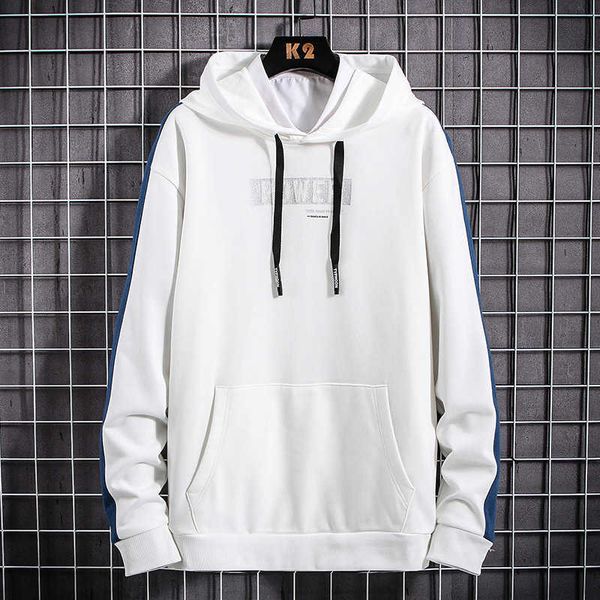 Branco Hoodies Homens Impresso Power Chimpion Edition PrintE Hoodies Hoodies Capuz Homem Atacado Streetwear Hip Hop Sweetshirts Big Bols 210601