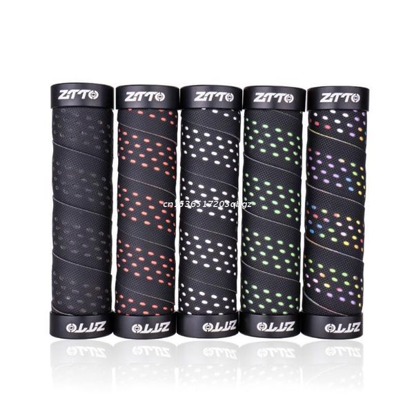 

bike handlebars &components 2 pcs anti-slip handle grip absorption breathable handlebar cover dropship