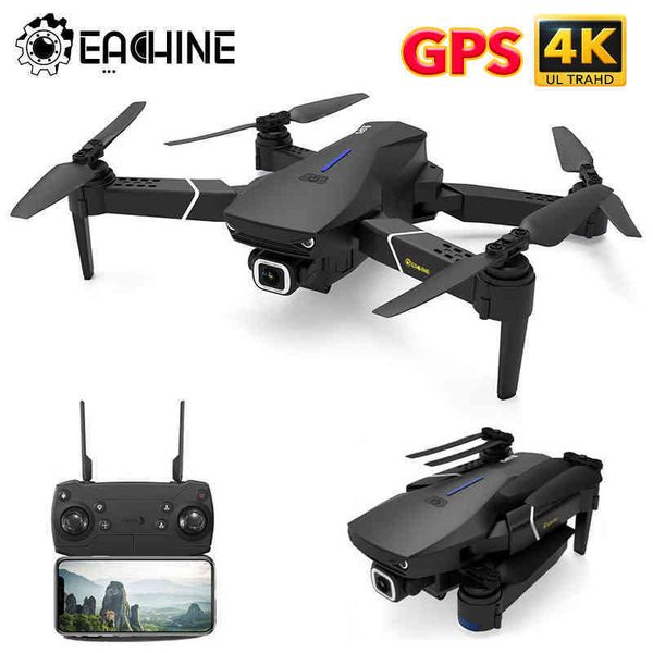 

eachine e520s 4k professional reinforced concrete quadrangle gps uav and 5g wifi hd wide-angle camera fpv folding helicopter toy