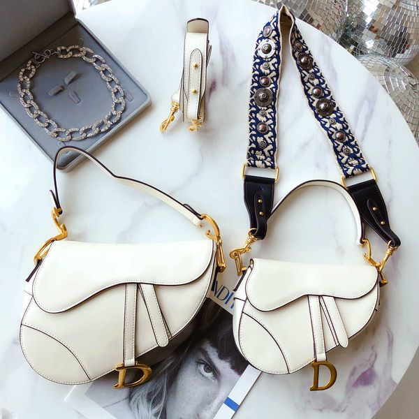 

hand strap wholesale wide d saddle women's new crossbody bag single shoulder white underarm yw luxurys designers bag