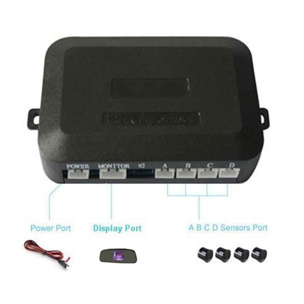 

car rear view cameras& parking sensors lq-14 intelligent assistance system rearview mirror sensor lcd display vehicle radar