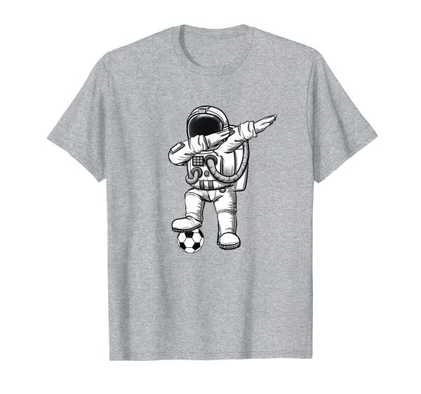 

cute astronaut astronomy dabbing dab lovers galaxy soccer t-shirt, White;black