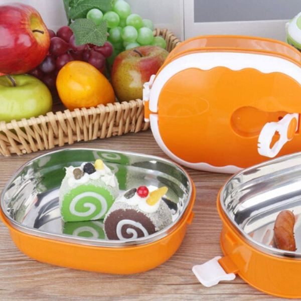 

dinnerware sets lunch box for student travel work stainless steel storage container leakproof insulation