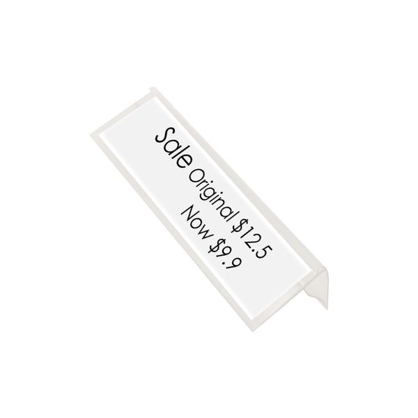 Прозрачные пластиковые держатели этикетки для проволочной полки розничная цена этикетка мелодии знак