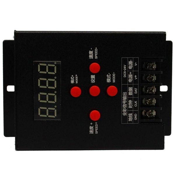 

smart home control -led controller ws2811/2812/1903 full color lights with mini t-500 intelligent