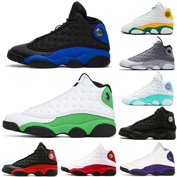 

wholesale men 13 13s baketball shoes jumpman atmosphere grey aurora green playground hyper royal he got game flint court purple chicago outd