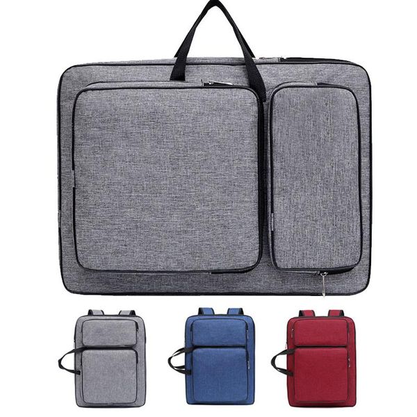 

pencil bags 4 colors large size drawing board bag oxford cloth shoulder case organizer painting korean stationery
