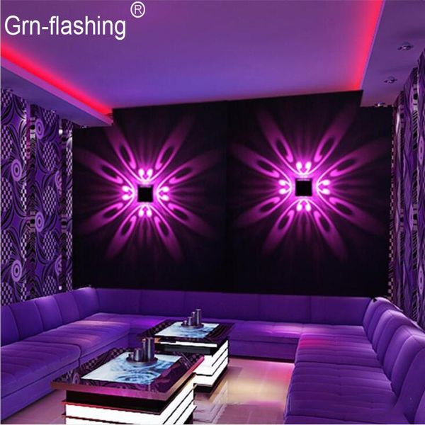

wall lamp 3w modern led indoor home ac 85-265v butterfly mounted lights decor bedside living roomktv bar holtel
