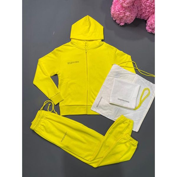 

12.21women's fashion letter print zipper hooded hoodie sweatshirt or harem pants sweatpants casual sport set tracksuits, Gray