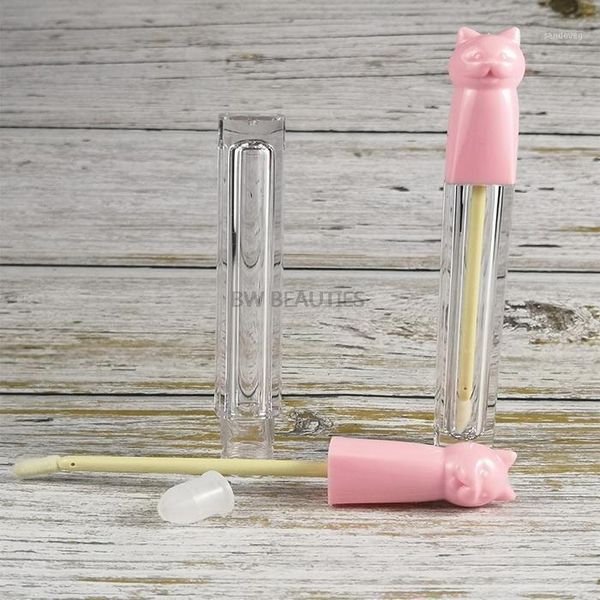 

storage bottles & jars lip gloss tube with pink cap diy cosmetic packaging bottle makeup tools liquid lipstick containers