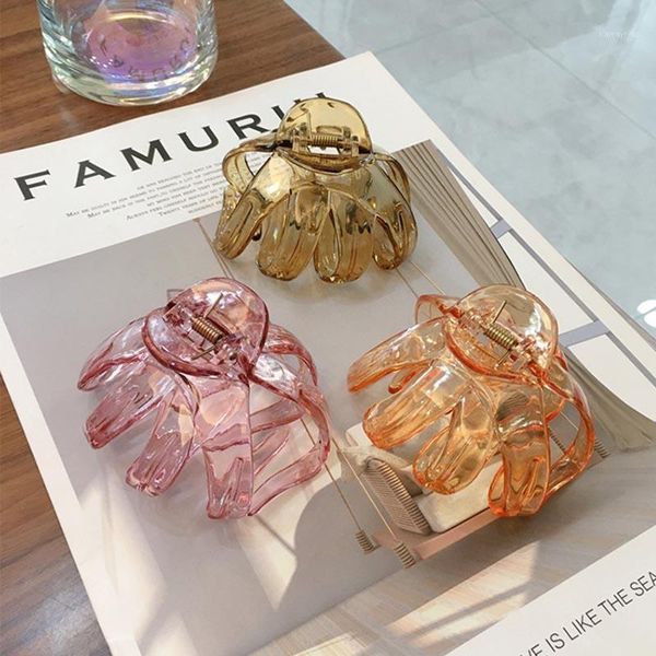 

claw clip for women ocs shape plastic hair large size clamps crab accessories1