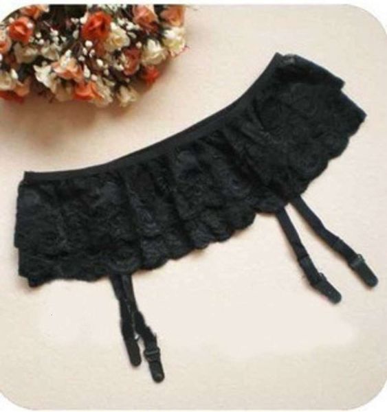 

lace good partner underwear fashion double decker garter, Black;white